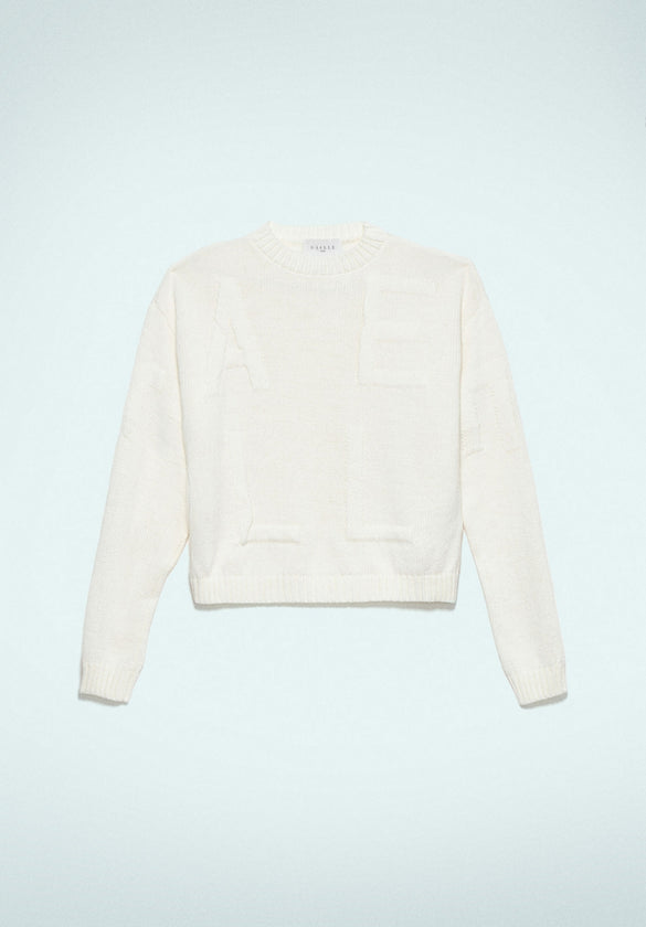 Pullover In Maglieria Offwhite - Gaëlle Paris