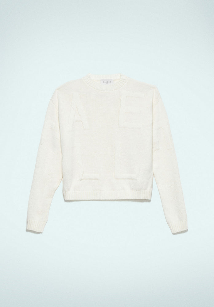 Pullover In Maglieria Offwhite - Gaëlle Paris