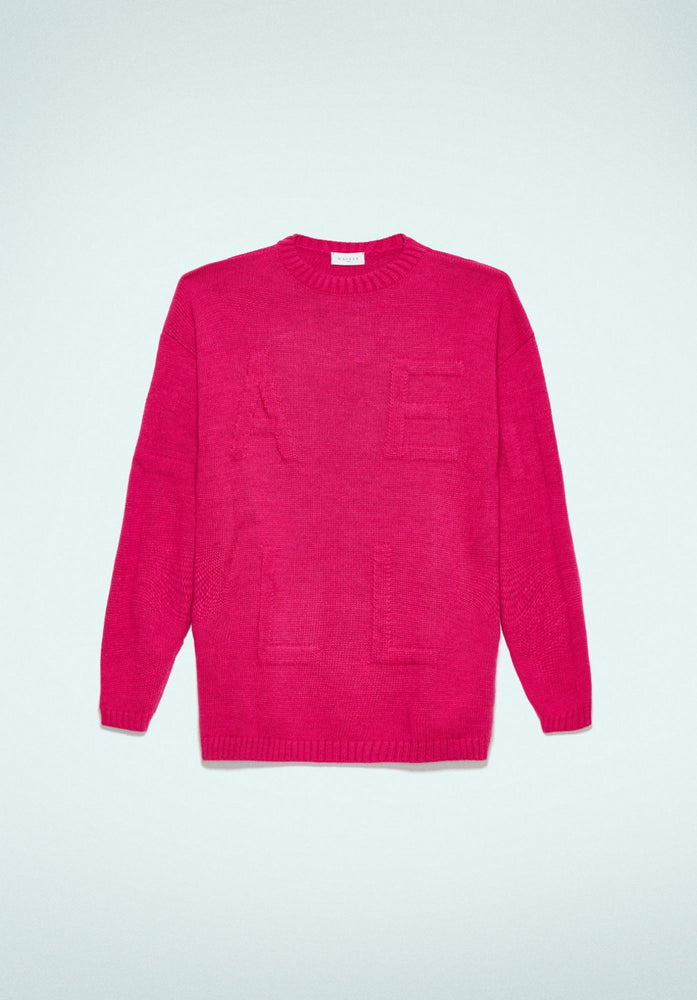 Pullover In Maglieria Fucsia - Gaëlle Paris