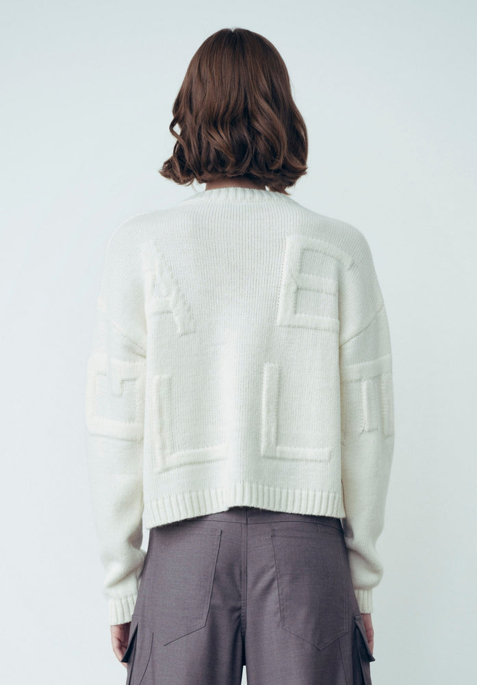 Pullover In Maglieria Offwhite - Gaëlle Paris