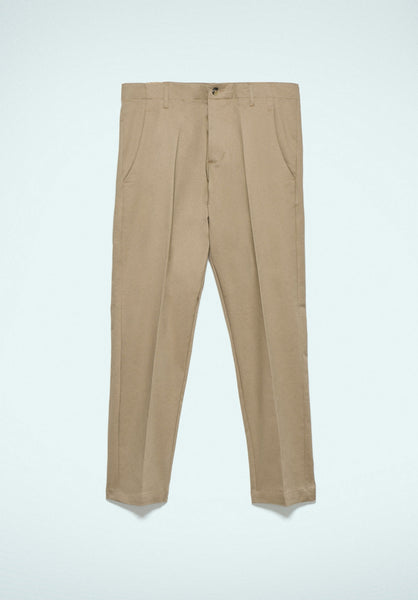 Pantalone con placchetta cognac Gaelle Paris