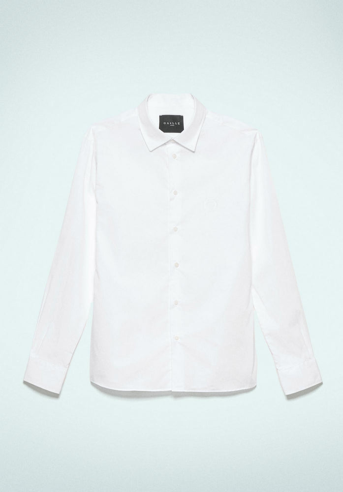 Camicia con ricamo bianco Gaelle Paris