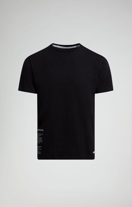 T-shirt uomo stampa eclissi Bikkembergs