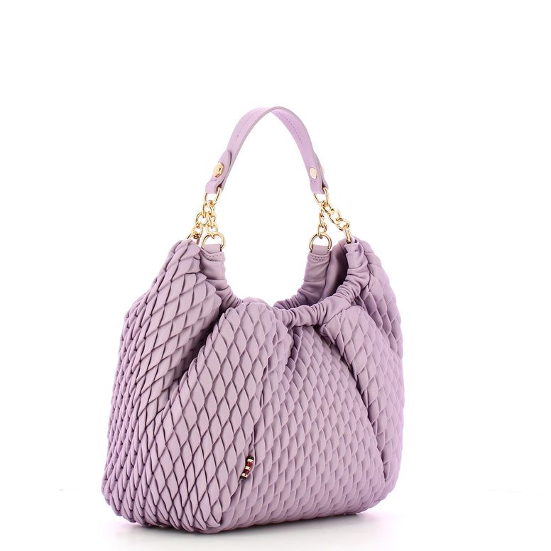 BORSA HOBO TULIP LAVANDA LILLA MANILA GRACE