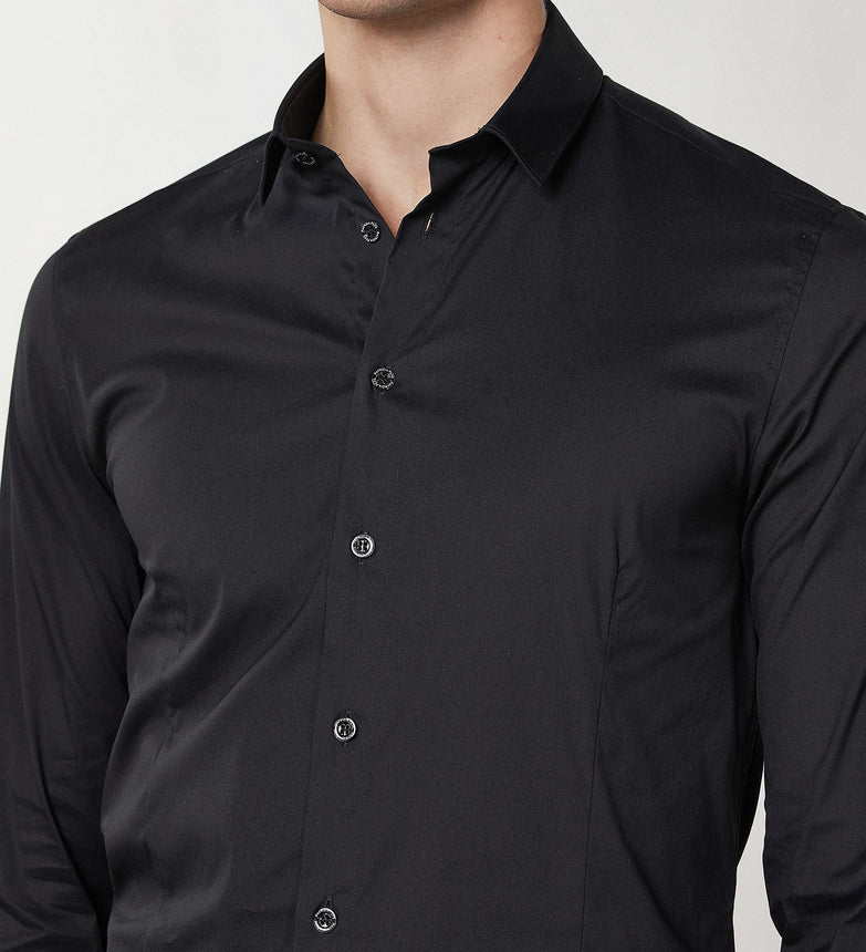 Camicia Patrizia Pepe nero vinile