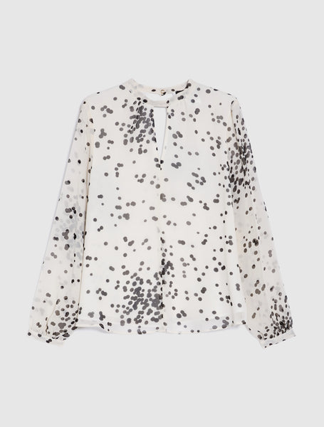 Blusa in georgette a pois Penny Black