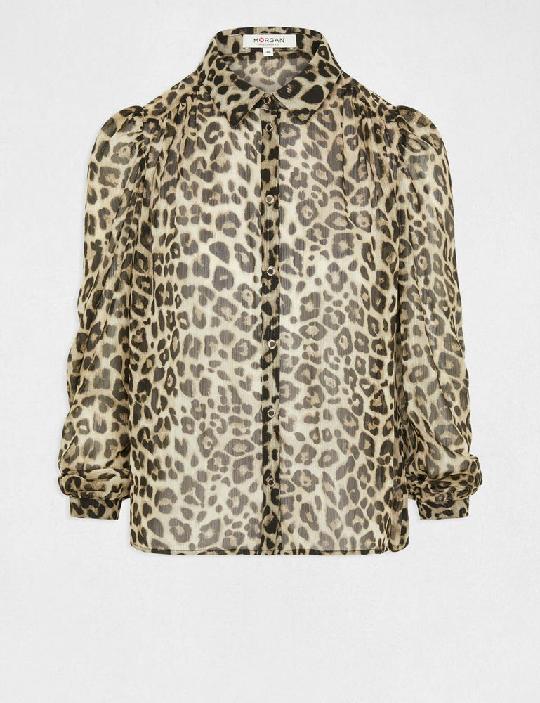 camicia blusa leopardata Morgan de toi